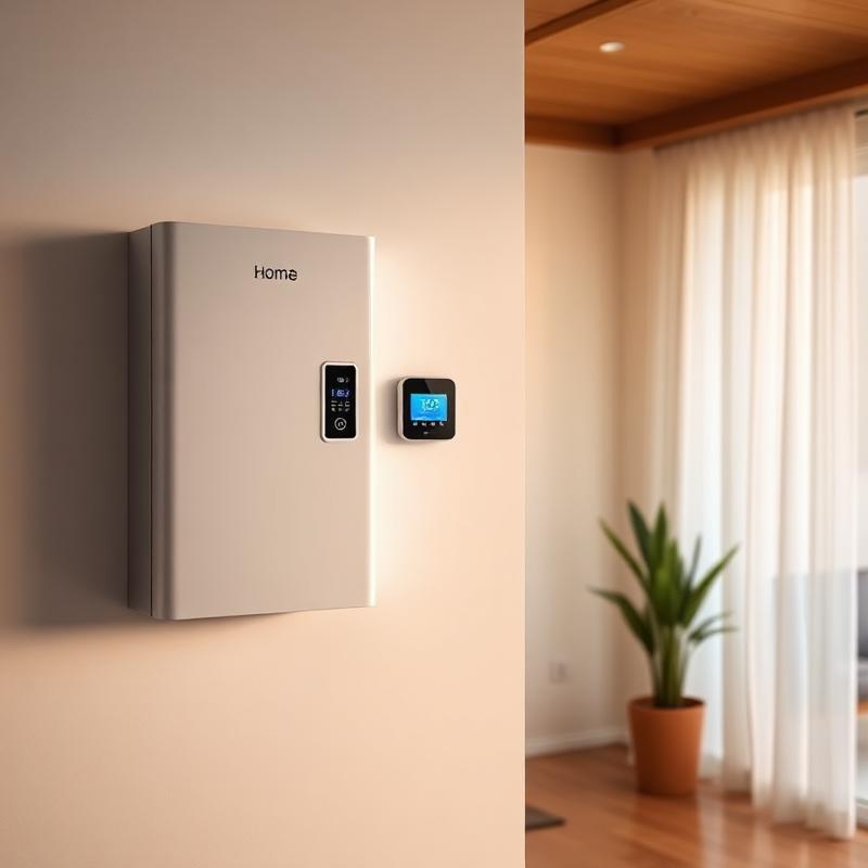 Home battery storage unit with smart energy monitor