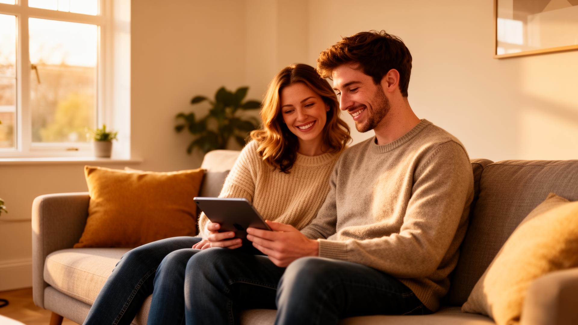 Couple planning solar at home
