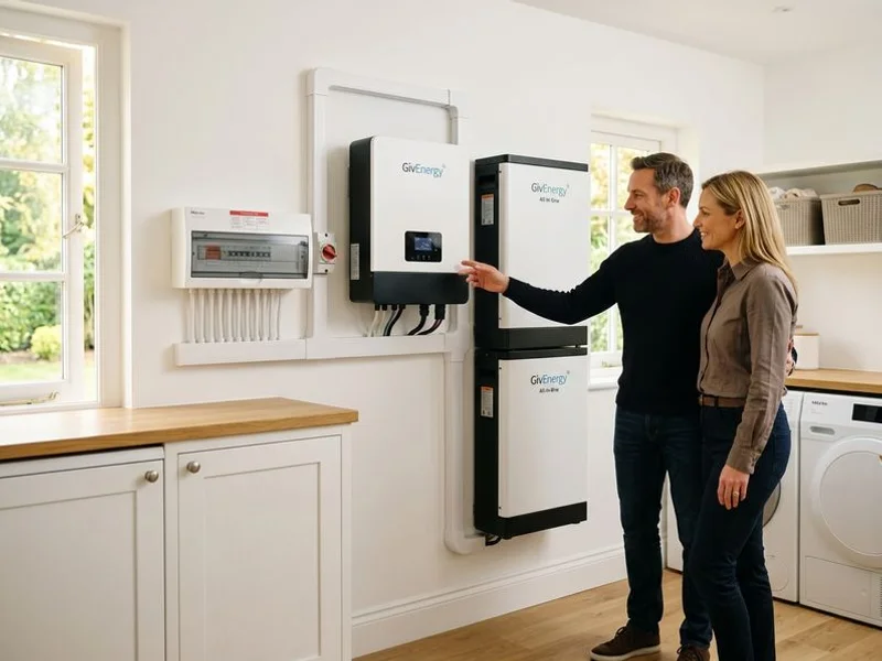 GivEnergy hybrid inverter and battery system